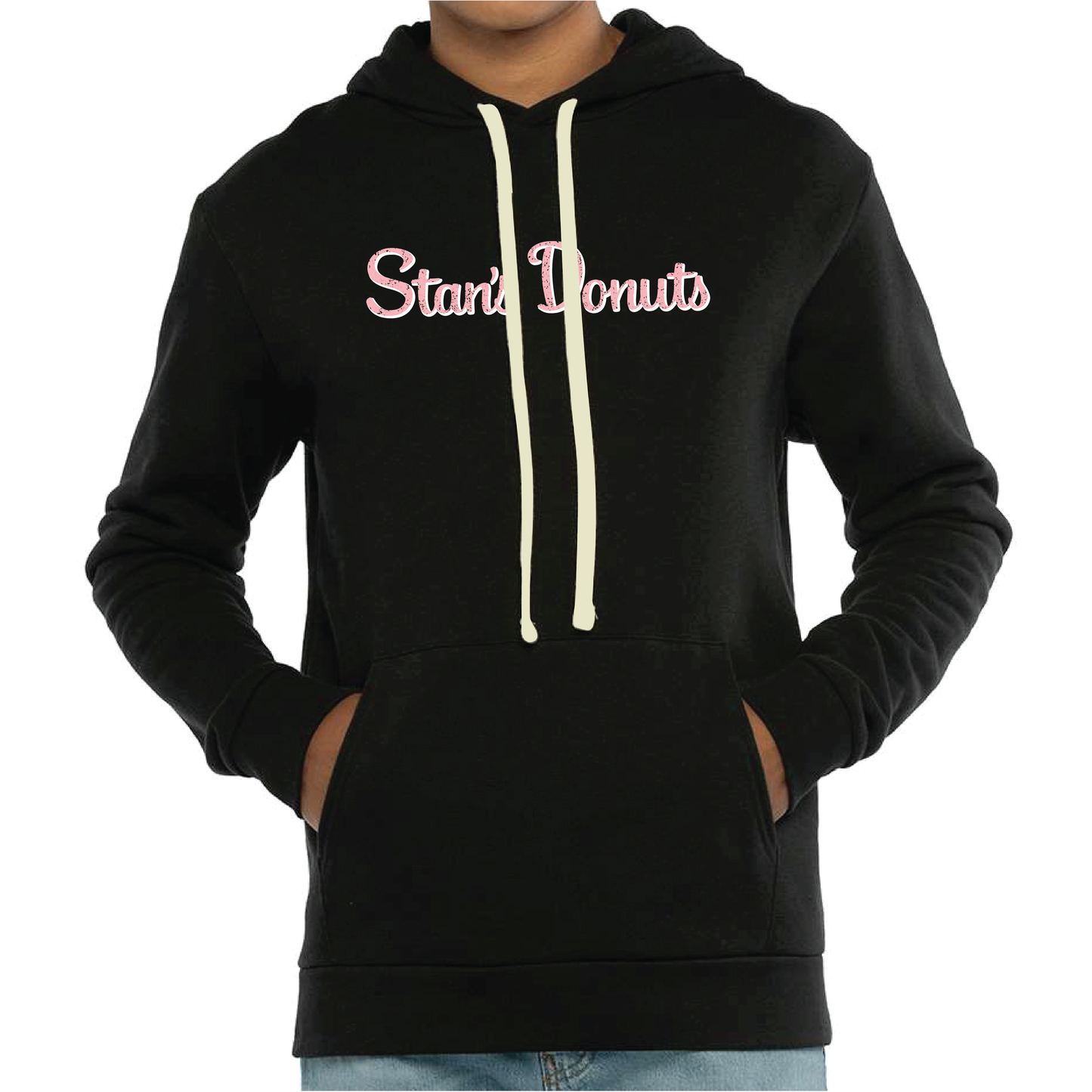 Black Fleece Pullover Hoodie