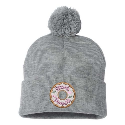Heather Gray Classic Pom Beanie