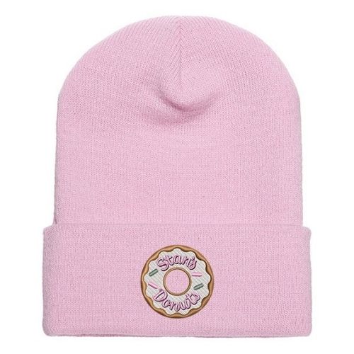 Pink Classic Cuffed Beanie