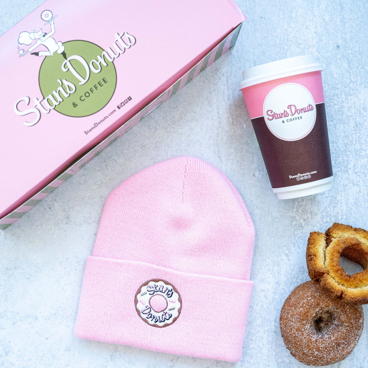Pink Classic Cuffed Beanie