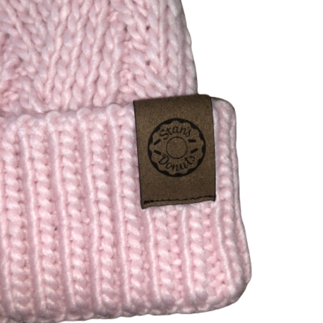Cross Hatch Beanie With Faux Fur Pom