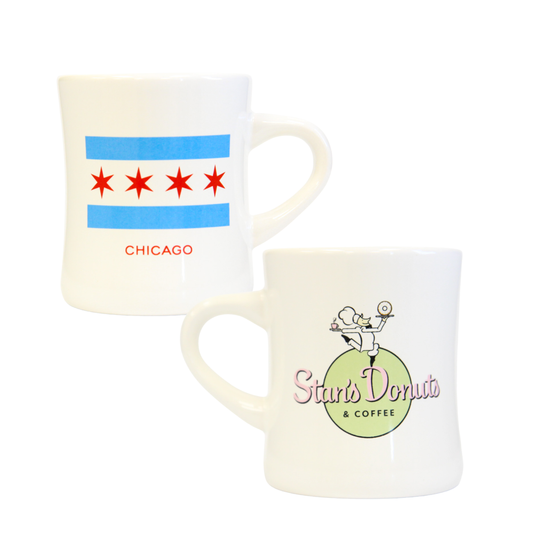Chicago Flag Diner Mug
