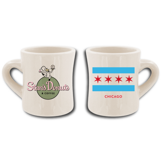 Chicago Flag Diner Mug